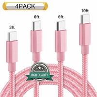 Ulimag USB Type C Cable, 4Packs 3FT,6FT,6FT,10FT