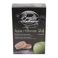 Bradley Smoker BTAP24s Bisquettes, Apple, 24-Pack