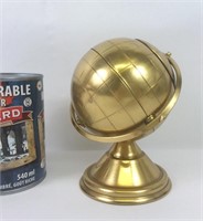 Globe en métal - Metal world globe