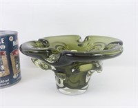Cendrier en verre souflé - Blown glass ashtray