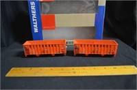 WALTHERS READY TO RUN ROLLING STOCK TWIN PACKS
