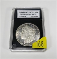 1879-S (Rev. of 1879) Morgan dollar, MS-62