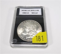 1885-O Morgan dollar, MS-65