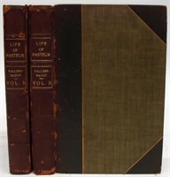 VALLERY-THE LIFE OF PASTEUR-1902 (2) VOLS.