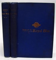 (2) VOLS. BOOK OF THE ROYAL BLUE #4 & #9