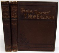 (2) VOLS. POPULAR HISTORY OF NEW ENGLAND-HOWARD