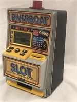 Vintage Slot Machine Coin Bank RADICA Works!