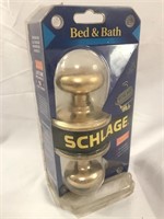 NEW Bed & Bath Schlage Interior Door knob set