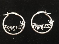 Disney Princess .925 Sterling Silver Earrings