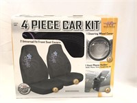 New Express Fit 4 pc Car Kit- Seat Covers etc.