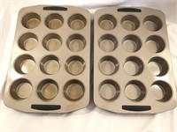 (2) Farberware Muffin/Cupcake Tins