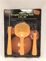 3 pc Pumpkin Carving Kit