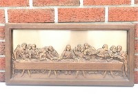 The Last Supper Copper Wall Art Framed