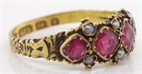 Victorian 15ct gold ring.
