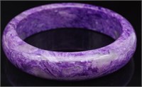 "Purple dragon"  gemstone bangle.