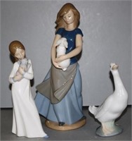 Three various Neo figurines