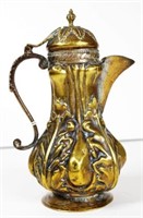 Middle Eastern brass coffee pot