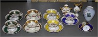 Seven Oscar Schlege Milch cup & saucers
