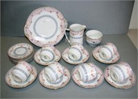 Vintage twenty four piece Royal Doulton teaset