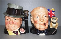 Royal Doulton Winston Churchill character jug