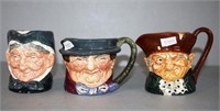 Three various Royal Doulton character jugs