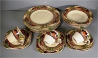 Part Myott "England's Countryside" dinnerset