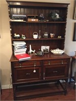 Vintage Sideboard with Hutch
