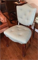 Upholstered Back & Seat Parlor Chair