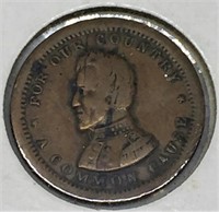 1863 Patriotic Civil War Token