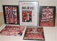 Framed Redwings Posters '97, '98 Stanley Cup