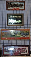 Budweiser Clydesdale Mirror, 3 Signs