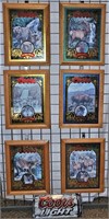 6 Coors Nature Series Mirrors, Coors Metal Sign