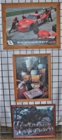 3 Framed Budweiser Jigsaw Puzzles, Dale Earnhardt