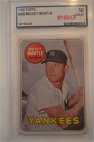 1969 Tops #500 Mickey Mantle Card