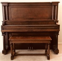Antique Packard Upright Piano