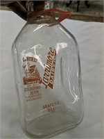 Larimore Half Gallon Milk Bottle Seaford Delaware