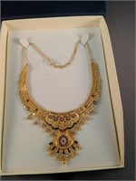 Stunning Dubai 22k Gold Necklace Sjc