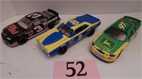 #3, #38, #97 STOCK CAR REPICAS METAL 8"