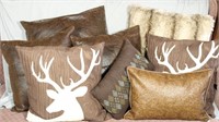 (8) Western Theme Decor Pillows