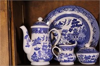 Blue WILLOW China Collection by CHURCHILL, England