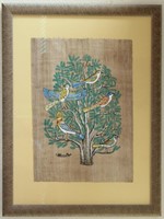 Painted Birds in Chinese Symbolism Picture