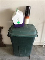 Garbage can, cooler and thermos