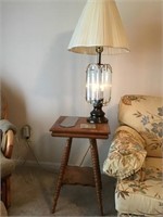 Side table and a Lamp