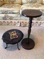 Footstool and plant stand