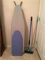 Ironing board & misc