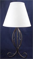 Metal Works Table Lamp with Shade