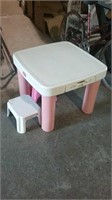 Little Tikes Table With 2 Stools