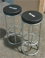 Wood Top Bar Stools Yours & Mine