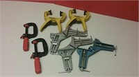 Lot Of Various Clamps
