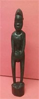 Hand Carved Ebony Wooden Statue Drummer Boy-South